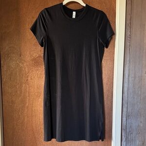 Lululemon Athletica Black T Shirt Dress